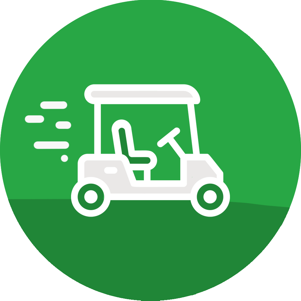 Golfwagen-Symbol